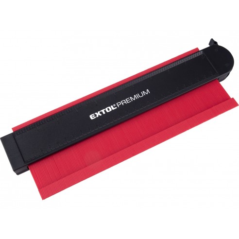 Шаблон за контури со магнет, должина 256мм, EXTOL PREMIUM